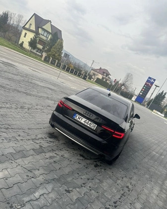 Audi A4 cena 90000 przebieg: 100000, rok produkcji 2017 z Myślenice małe 277